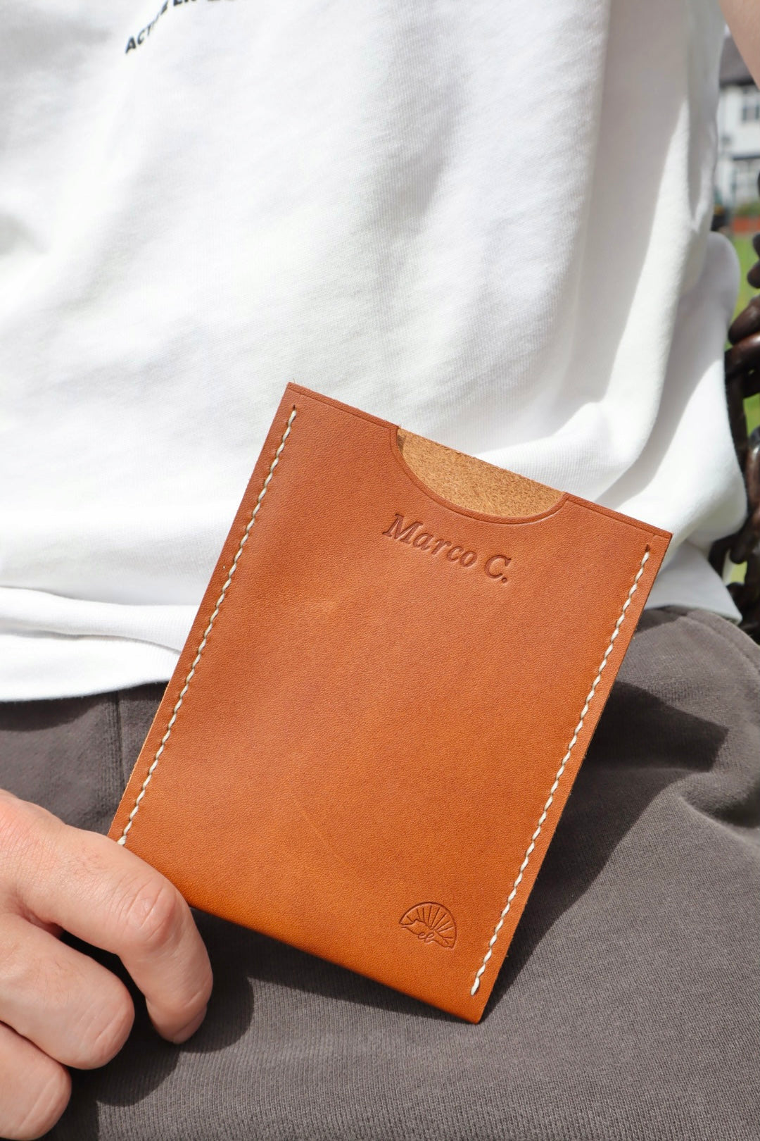 Classic Cognac Passport Holder