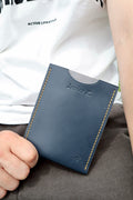 Elegant Navy Passport Holder
